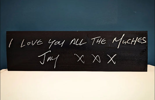 Personalised Handwritten 3D Wall Sign
