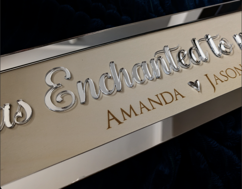 Enchanted To Meet You Wall Sign