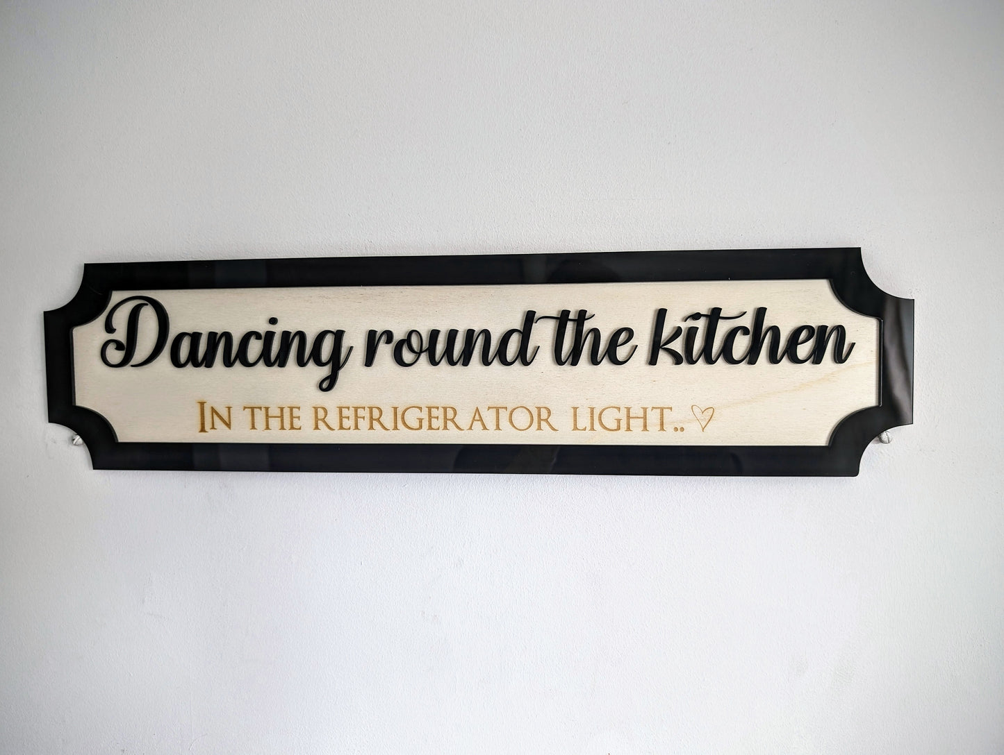 Dancing In The Kitchen Wall Sign